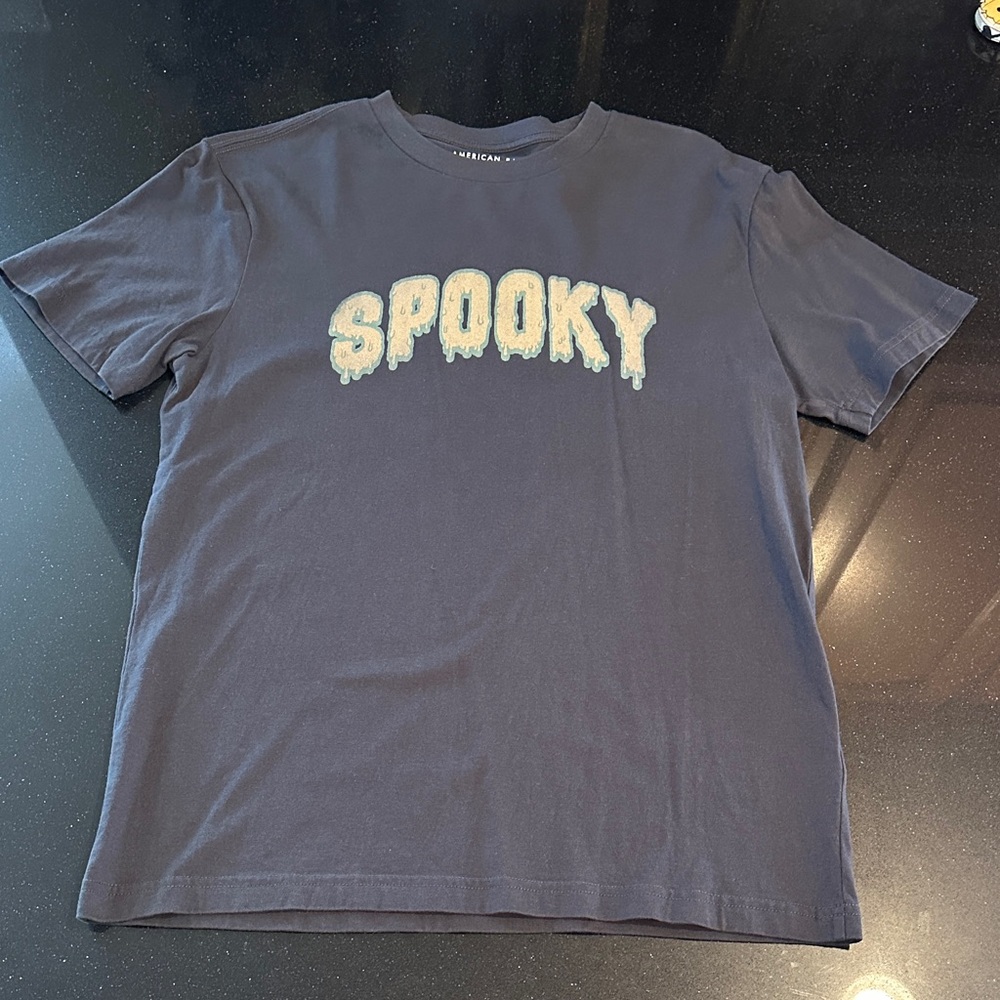 American Eagle Outfitters “Spooky” Soft Tee - Dark Gray